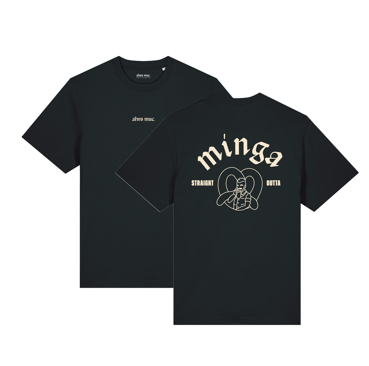 T-shirt "STRAIGHT OUTTA MINGA" - Unisex