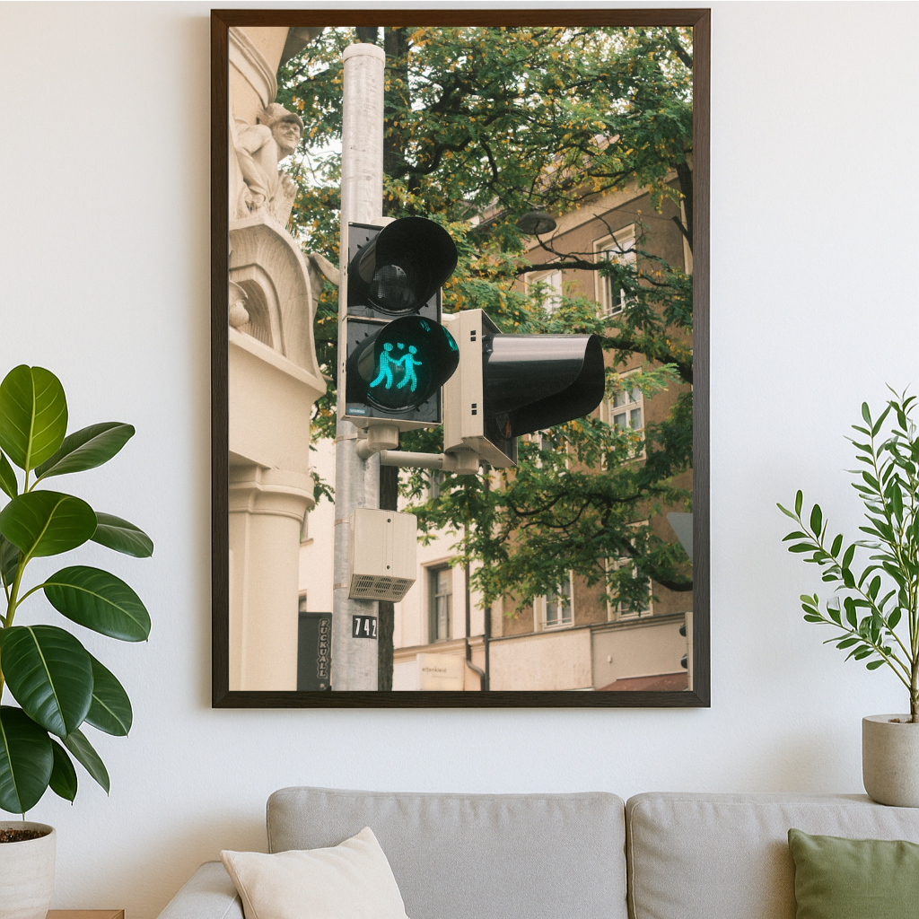 Poster von München - Das Ampelpärchen