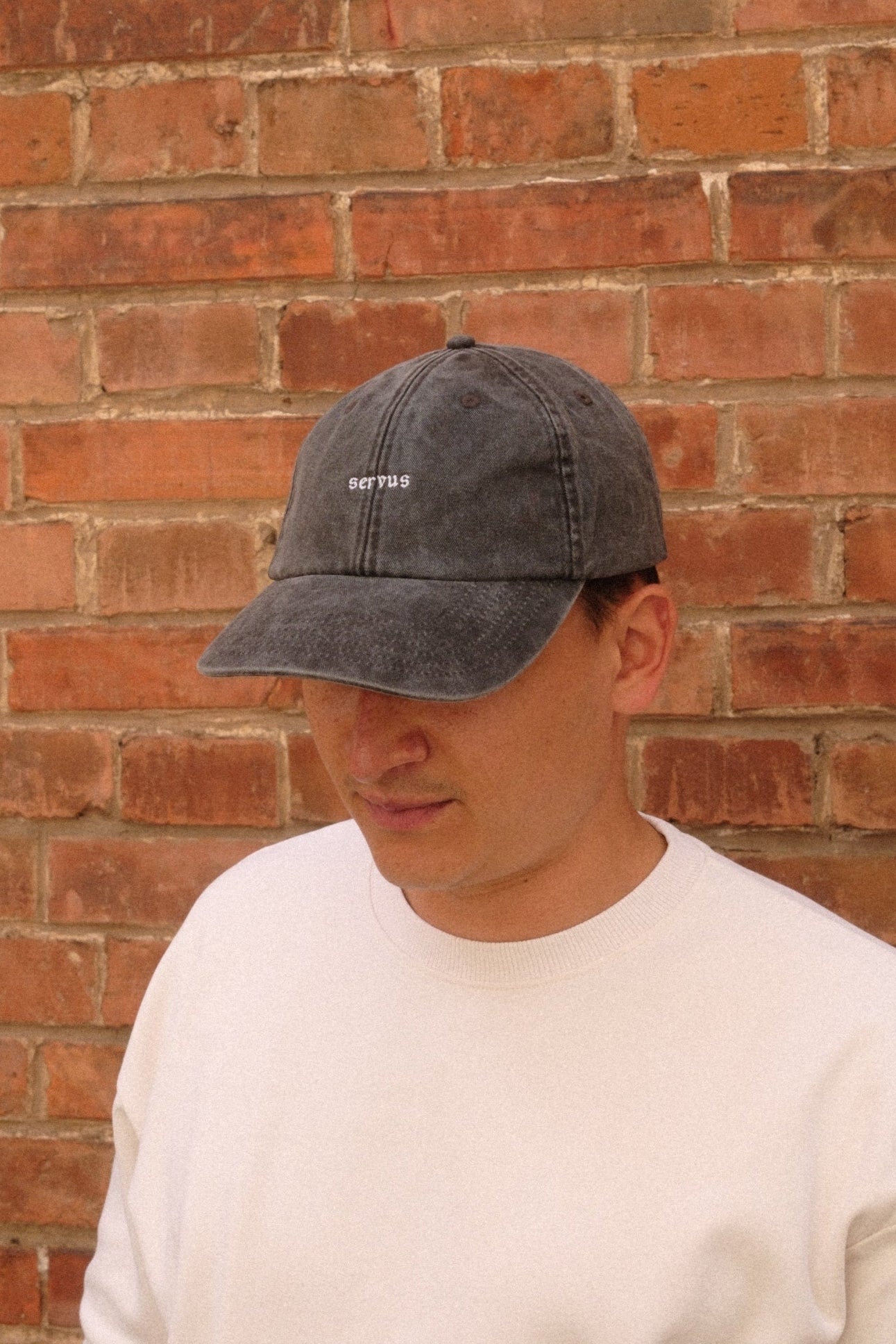 Cap Munich "Servus" - Vintage Black