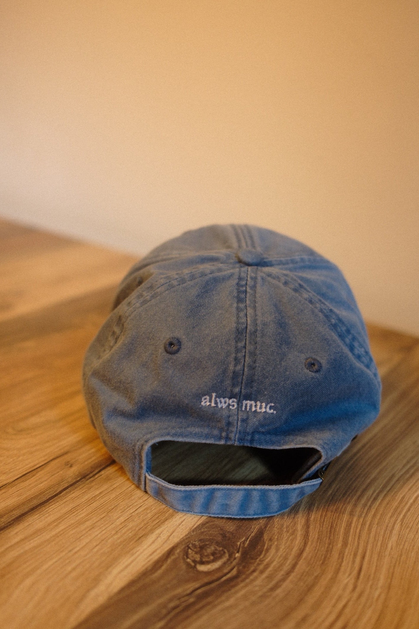 Cap Munich "Servus" - Vintage Light Denim
