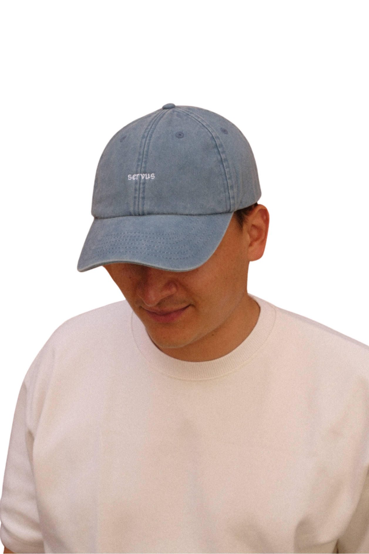 Cap Munich "Servus" - Vintage Light Denim