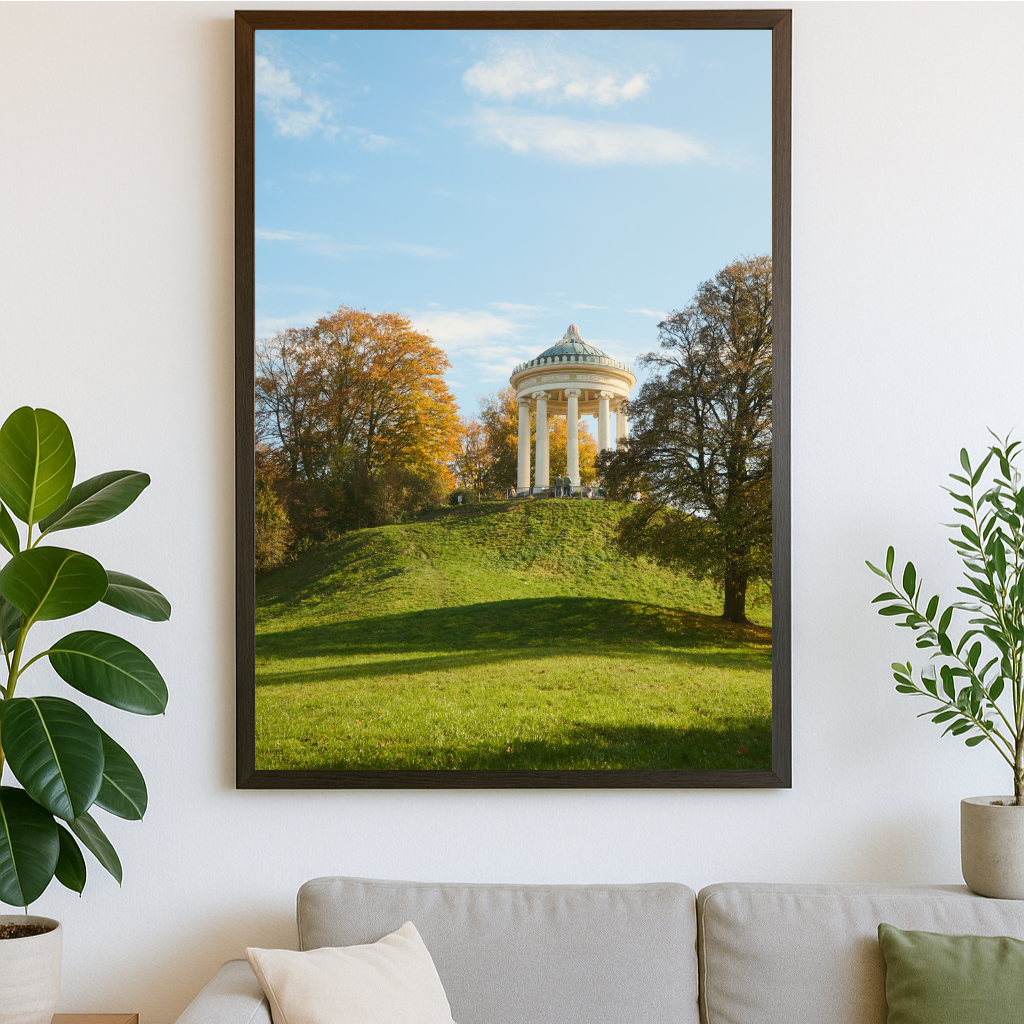 Poster von München - Monopteros Englischer Garten