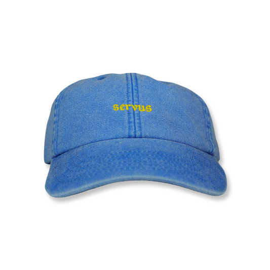 Cap München "Servus" - Vintage Cornflower