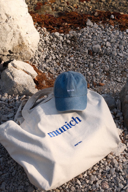 Cap München "Servus" - Vintage Light Denim