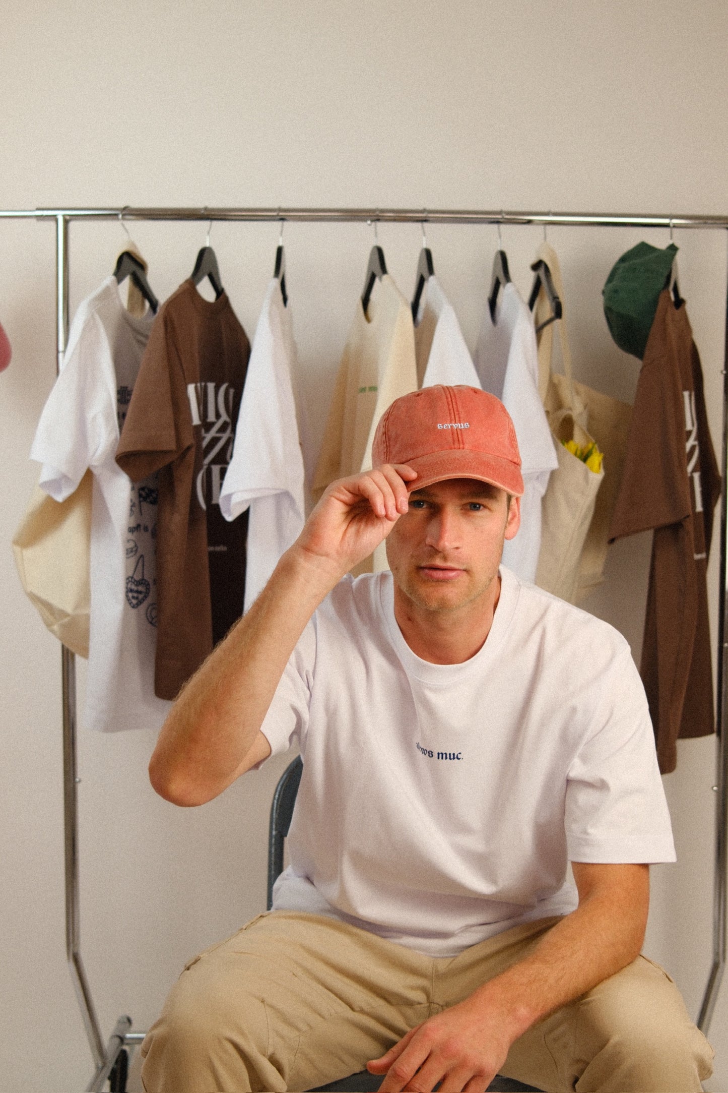 Cap München "Servus" - Vintage Orange
