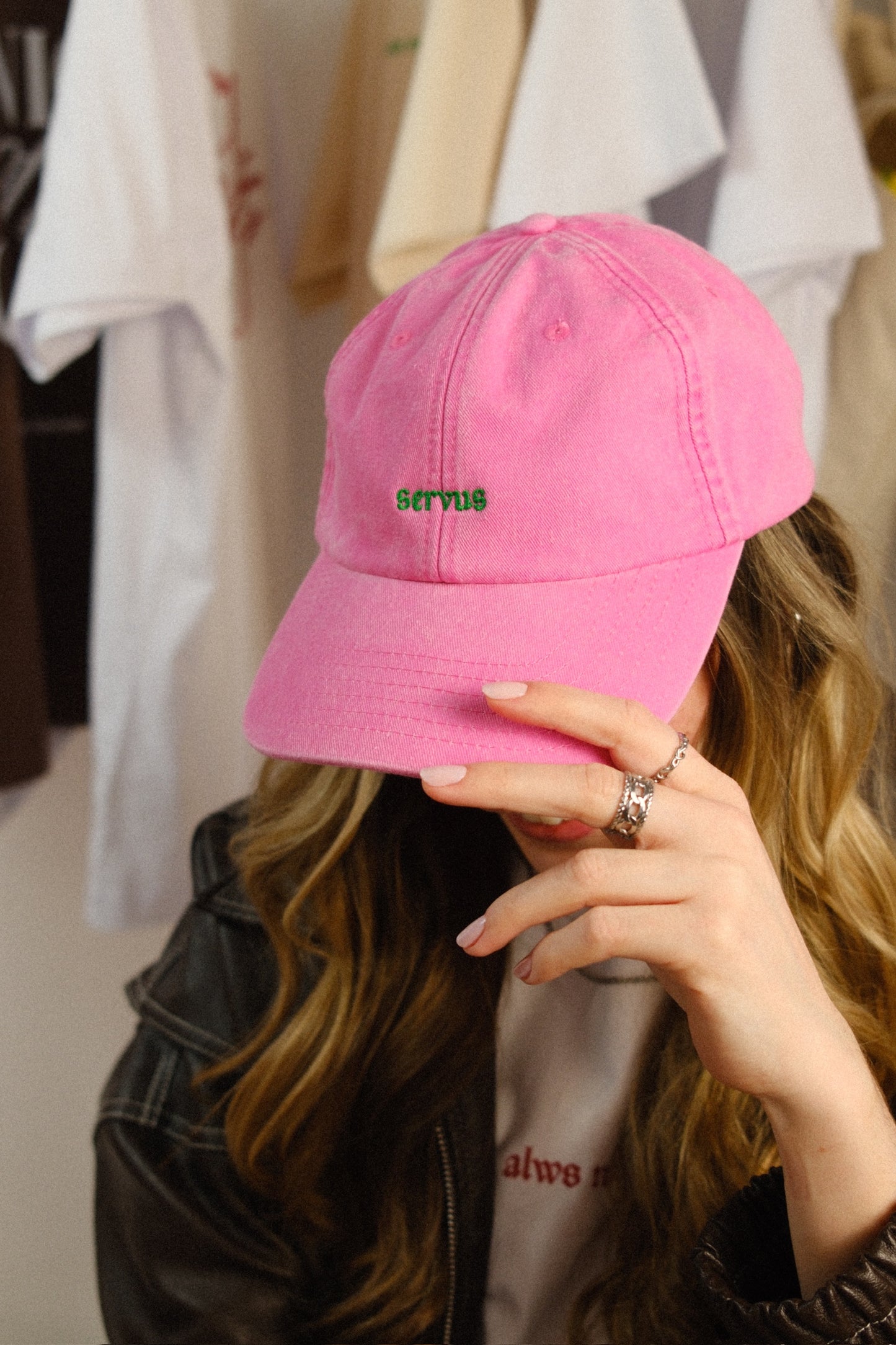 Cap München "Servus" - Vintage True Pink