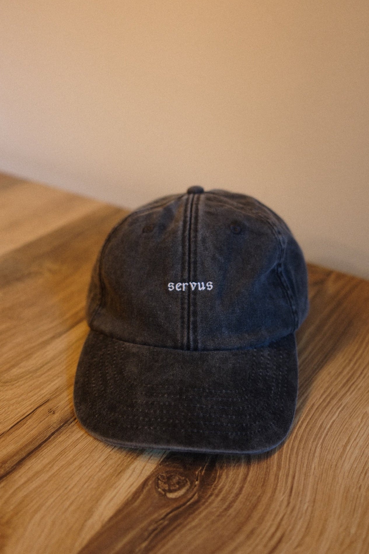 Cap Munich "Servus" - Vintage Black