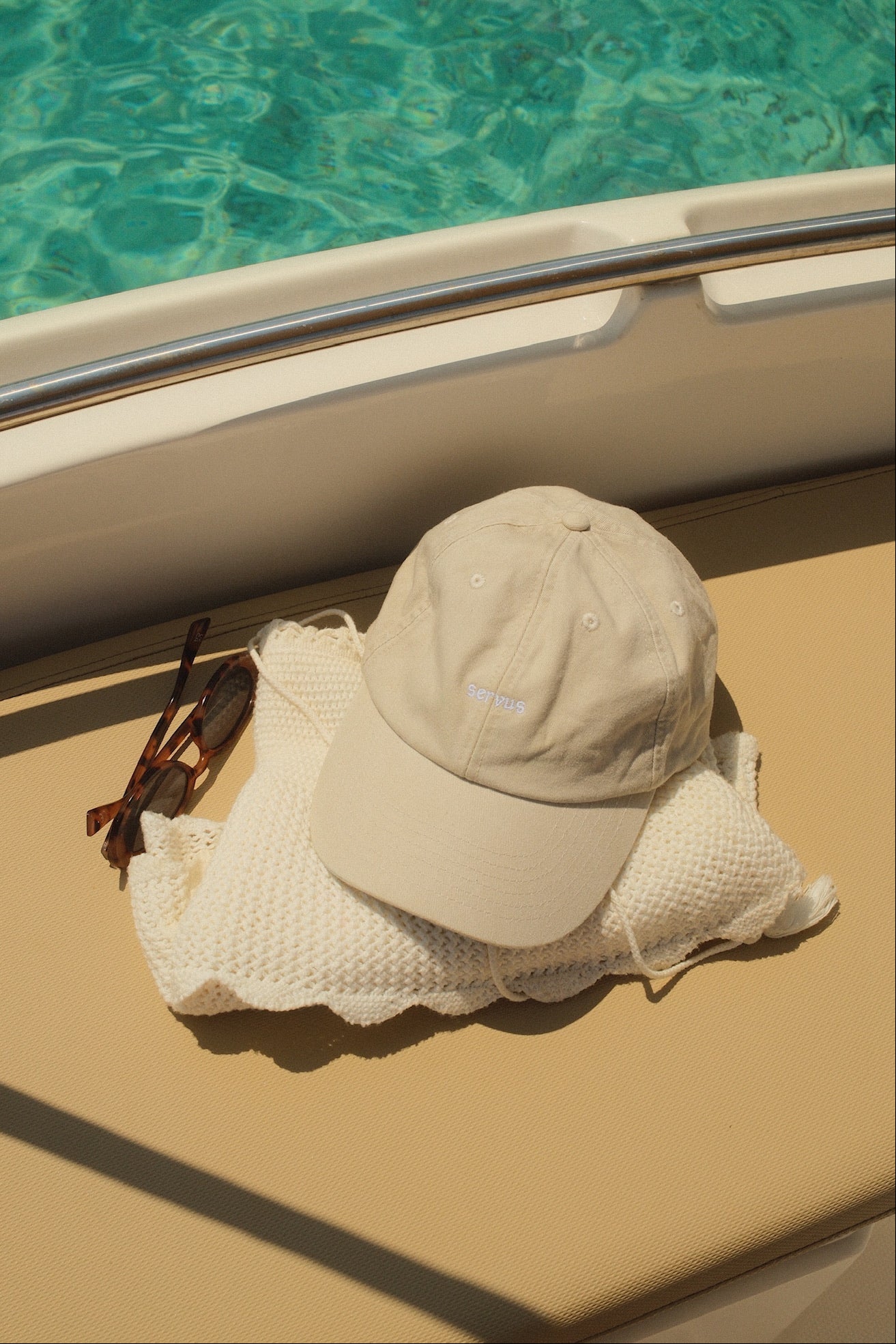 Cap München "Servus" - Vintage Sand