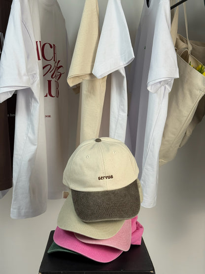 Cap München "Servus" - Natural/Vintage Brown