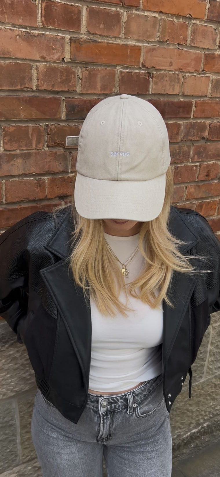 Cap Munich "Servus" - Vintage Sand